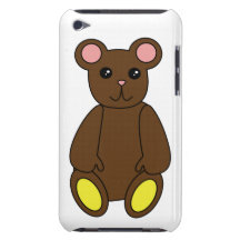 Exemplo da case mate do urso de Brown Capas iPod Touch Case-Mate