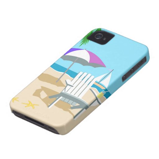 Exemplo da case mate dos dias da praia iPhone 4 capas