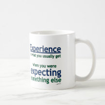 Experiência contra a espera - caneca