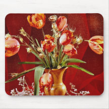 Exposição floral mousepads