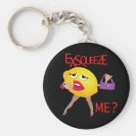 "exsqueeze eu?" chaveiro cómico do limão engraçado
