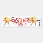 "exsqueeze eu?" limão engraçado cómico adesivo