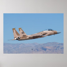 F-15C Eagle WA AF 80 024 que descolam Posteres