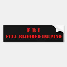 F B MIM, CHEIO BLOODED INUPIAQ ADESIVO