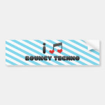 Fã Bouncy de Techno Adesivos