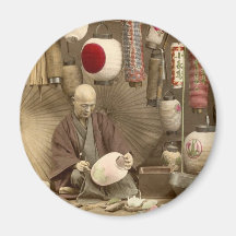 Fabricantes japoneses da lanterna de papel, foto d imas de geladeira