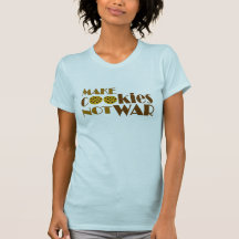 Faça a guerra dos biscoitos não tshirts