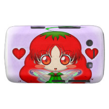 Fada do tomate de Kawaii Chibi transparente Capa Blackberry Case-Mate