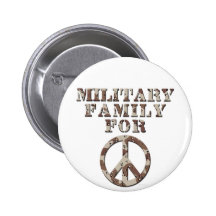 Família militar para a paz pins