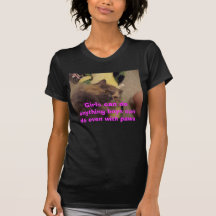 family2 118, meninas pode fazer que qualquer coisa camisetas