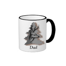 Fanfarrão nas madeiras personalizadas caneca