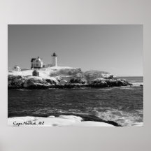 Farol 7 de Maine Posteres