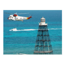 Farol chave da areia cartão postal