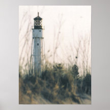 Farol da baía do esturjão pôsteres