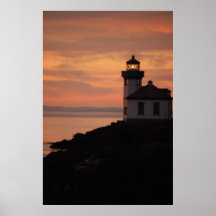Farol da estufa de limão pôsteres