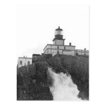 Farol da rocha de Tillamook Cartao Postal