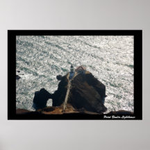 Farol de Bonita do ponto Posters