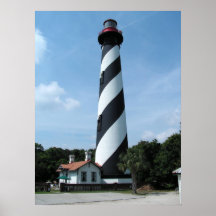 Farol de St Augustine Impressão