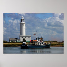 Farol do ponto de Hurst Poster