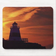 Farol do por do sol mousepad