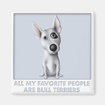 Favorito de bull terrier imãs