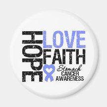 Fé do amor da esperança do cancer de estômago imã