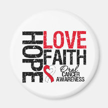 Fé oral do amor da esperança do cancer imãs