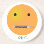 Feche-o Emoticon do smiley face Porta Copo