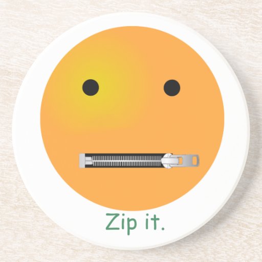 Feche-o Emoticon do smiley face Porta Copo