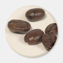 Feijões de café Roasted Ima De Geladeira