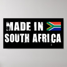 Feito em África do Sul Posters