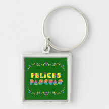 Felices Pascuas Llavero Personalizado