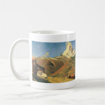 Felix Vallotton - vista de Zermatt Caneca