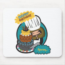 feliz aniversario Aaron Mousepads