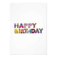 Feliz aniversario convite personalizados