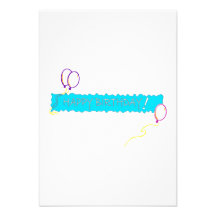 Feliz aniversario convite personalizados