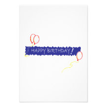 Feliz aniversario convites personalizado