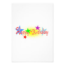 Feliz aniversario convites personalizados