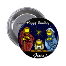 Feliz aniversario, Jesus! Botons