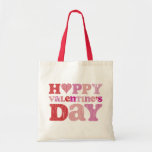 Feliz dia dos namorados retro bolsas para compras