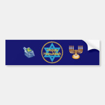 Feliz-Hanukkah Adesivos