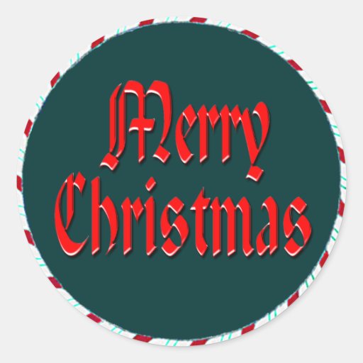 FELIZ NATAL & GRINALDA dos DOCES por SHARON SHARPE Adesivos Em Formato Redondos