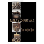 Feliz Natal Home novo do anúncio Cartão