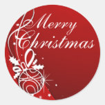 FELIZ NATAL no VERMELHO por SHARON SHARPE Adesivos