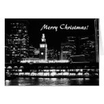 Feliz Natal! San Francisco na noite Cartões