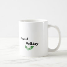 Feriado doce caneca