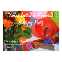 Festa de aniversário adulta convite personalizado