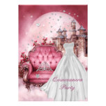 Festa de aniversário de Quinceanera 15a Convite Personalizados