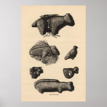 Fetiches de Zuni Poster