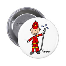 Figura botão da vara do bombeiro botons